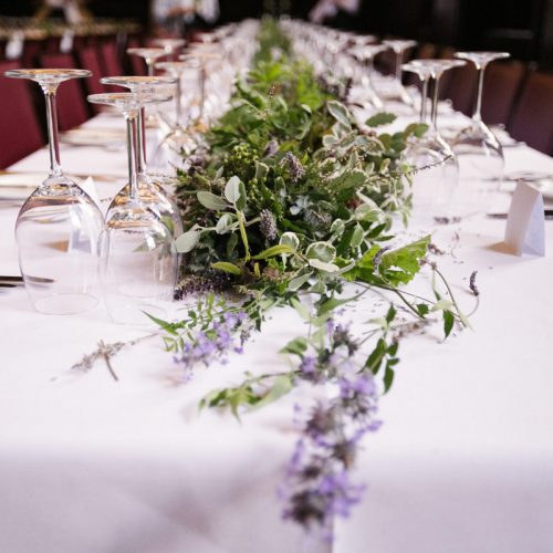 foliage-wedding-table-decoration-2-blue-lavender-florists-barnes-london