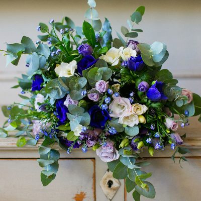 Blue et Blanc bouquet
